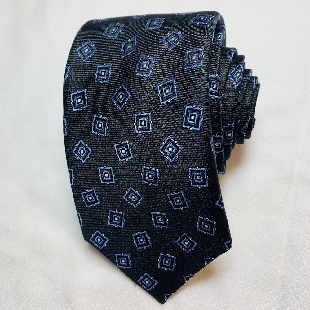 Jos. A. Bank Executive Collection Tie Mens Silk Necktie Black‎ Ties